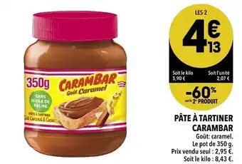 Supeco Carambar pâte à tartiner offre