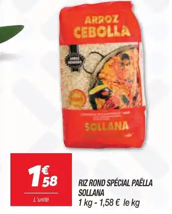 Netto Riz rond spécial paëlla sollana offre