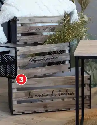 Loft la caisse en bois