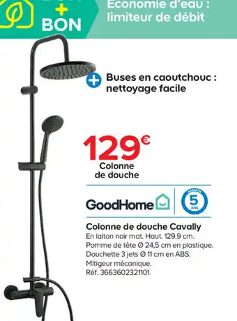 Castorama Colonne de douche Cabally offre