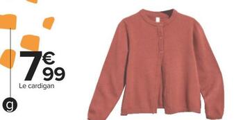 Carrefour Cardigan fille offre