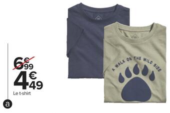 Carrefour T-shirt garçon offre