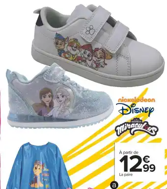 Carrefour Disney / nickelodeon / miraculous basket enfant offre