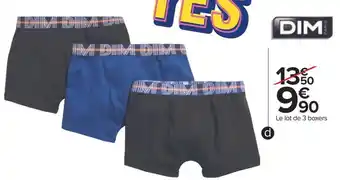 Carrefour Dim boxers garçon offre