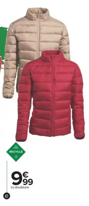 Carrefour Tex doudoune femme offre