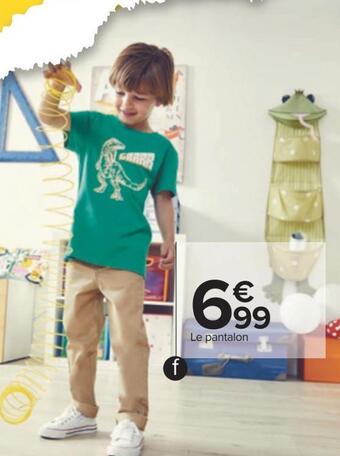 Carrefour Pantalon garçon offre