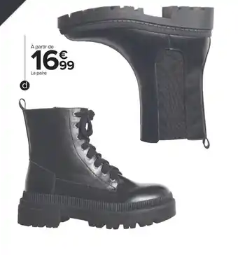 Carrefour Botte femme ou fille offre