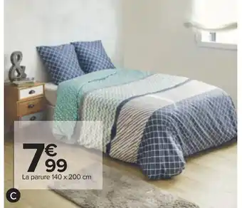 Carrefour Parure "microgummy" offre