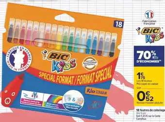 Bic 18 crayons de couleur