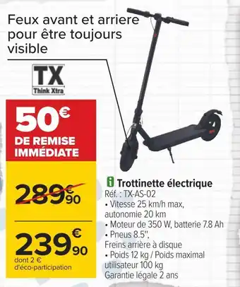 Carrefour Trottinette électrique offre
