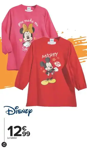 Carrefour Disney tablier offre