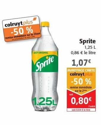 Colruyt Sprite offre