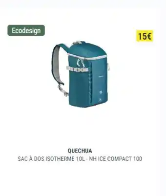 Decathlon Sac A Dos Osotherme 10L - NH Ice compact 100 offre