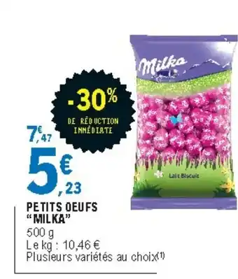 E.Leclerc Petits œufs Milka offre