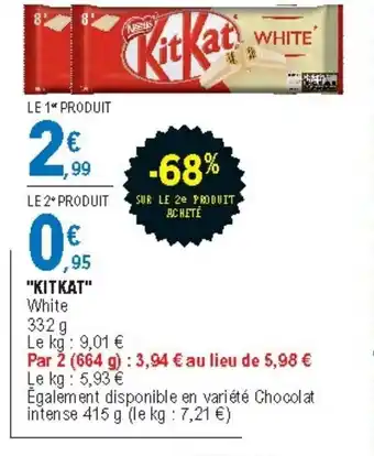 E.Leclerc Kitkat offre