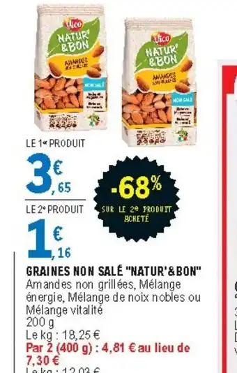 E.Leclerc Graines Non Salé offre