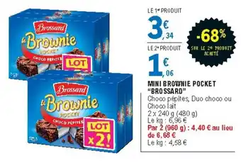 E.Leclerc Mini Brownie Pocket Brossard offre
