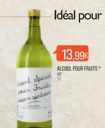 Match Alcool pour fruits offre
