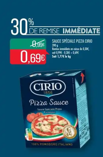 Match Sauce spéciale pizza cirio offre