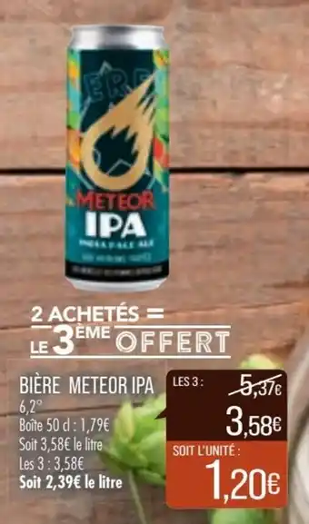Match Bière meteor ipa offre