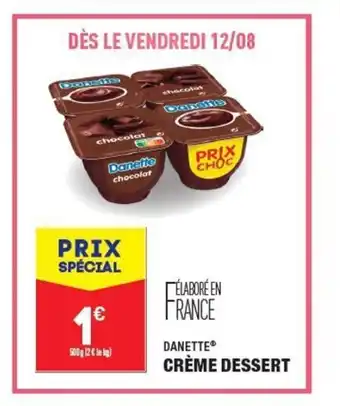 ALDI DANETTE crème dessert offre