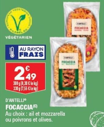 D'ANTELLI focaccia