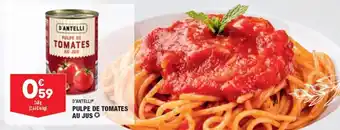 ALDI D'ANTELLI pulpe de tomates au jus offre