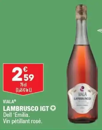 ALDI VIALA lambrusco igt offre