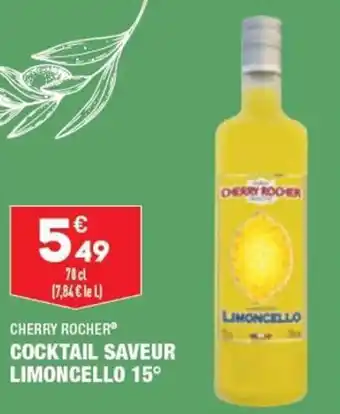 CHERRY ROCHER cocktail saveur limoncello 15