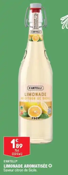 ALDI D'ANTELLI limonade aromatisée offre