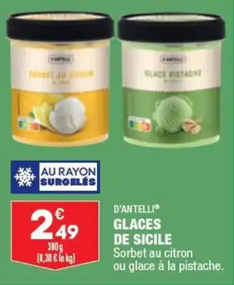 ALDI D'ANTELLI glaces de sicile offre