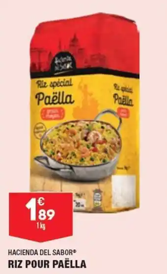 ALDI HACIENDA DEL SABOR riz pour paëlla offre