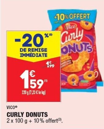 ALDI VICO curly donuts offre
