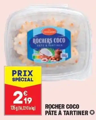 ALDI Rocher coco pâte à tartiner offre