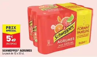 ALDI SCHWEPPES agrumes offre