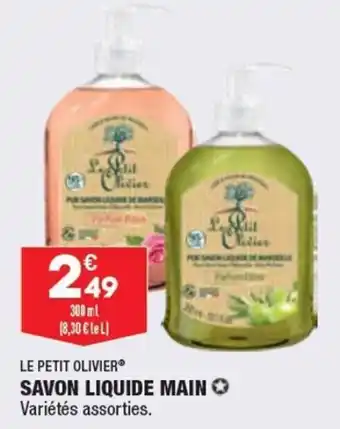 ALDI LE PETIT OLIVIER savon liquide main offre