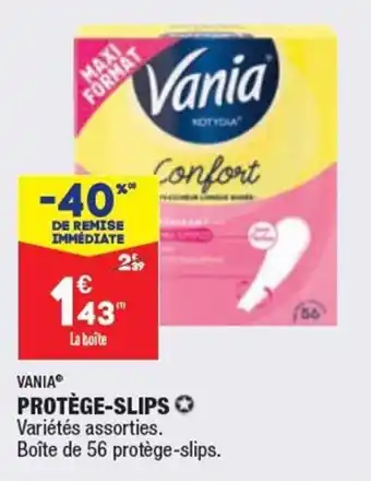 ALDI VANIA protège-slips offre