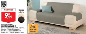 ALDI HOME CREATION LIVING protège canapé offre