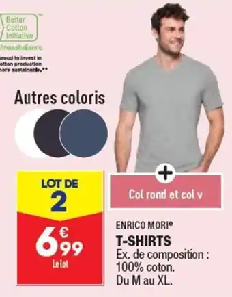 ALDI ENRICO MORI t-shirts offre