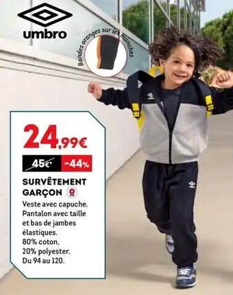 Sport 2000 Survêtement garçon offre