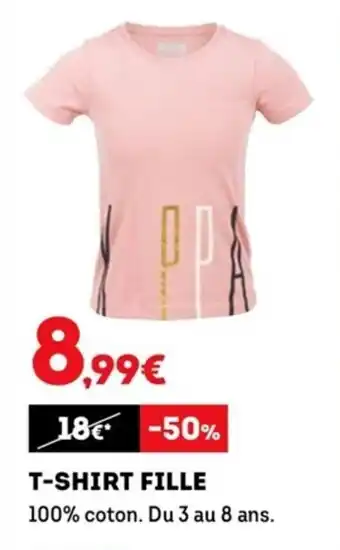 Sport 2000 T-shirt fille offre