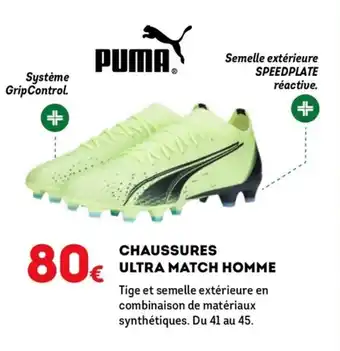 Sport 2000 Chaussures ultra match homme offre