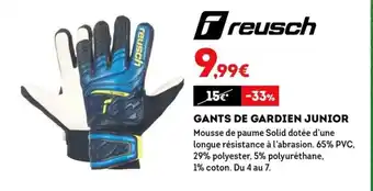 Sport 2000 Gants de gardien junior offre