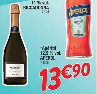 Cora x Carrefour APEROL apéritif 12,5% vol. offre