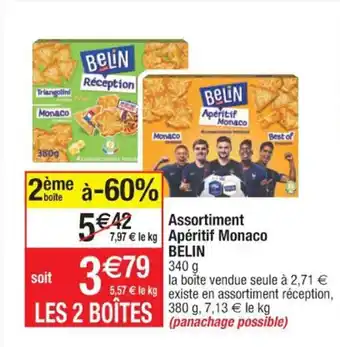 Cora x Carrefour BELIN assortiment apéritif monaco offre