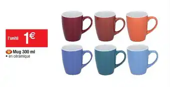 Cora x Carrefour Mug 300 ml offre