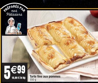 Cora x Carrefour Tarte fine aux pommes offre