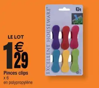 Cora x Carrefour Pinces clips offre