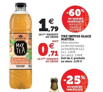Super U The infuse glace maytea offre