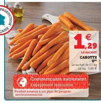 Super U Carotte u offre